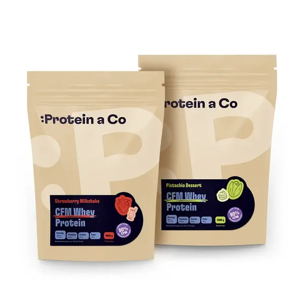 Protein a Co CFM WHEY PROTEIN 80 2 kg - jahoda
