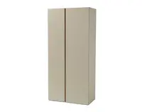 Šatní skříň Lucky, 90 cm, eukalyptově zelená/baltský dub