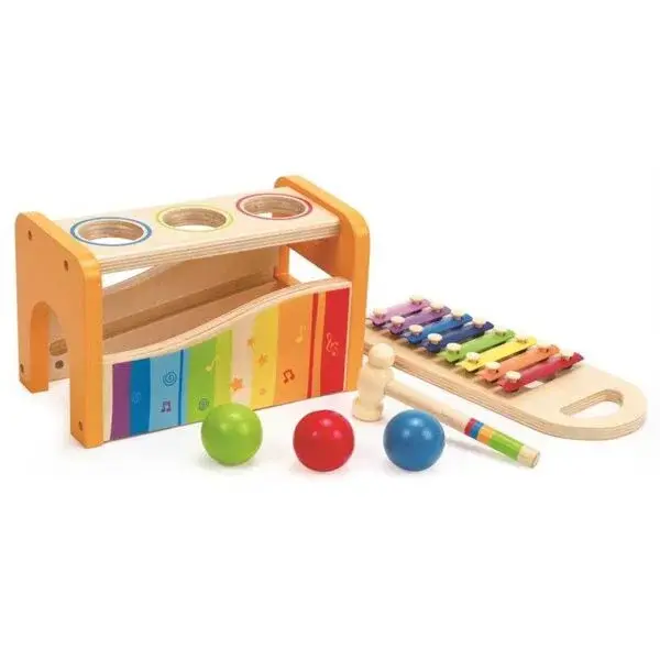 HAPE HAMMER WITH XYLOPHONE Kladivko s xylofónom, mix, veľkosť