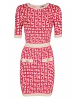 Elisabetta Franchi vzorované mini šaty