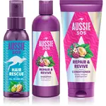 Aussie SOS Set sada pre namáhané vlasy a vlasovú pokožku