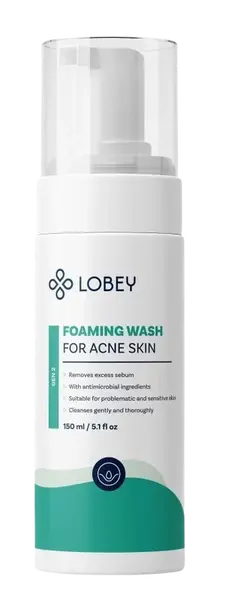 LOBEY Mycí pěna při akné 150 ml