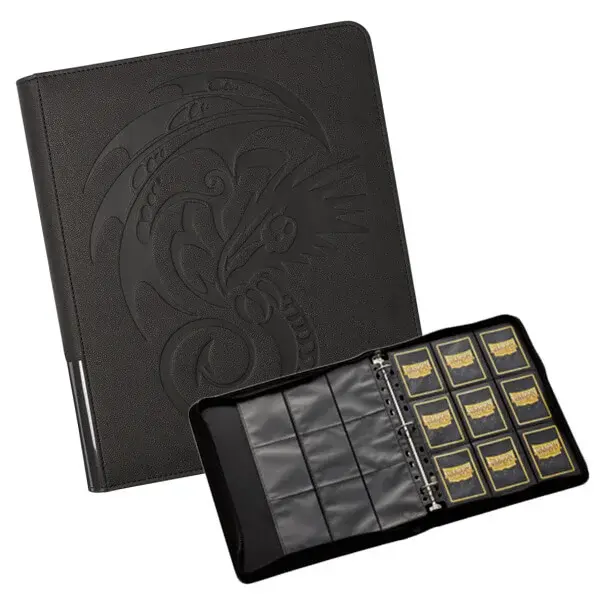 Dragon Shield Krúžkové album na karty Dragon Shield so zipsom Iron Grey
