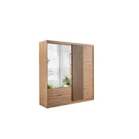 Šatní skříň Majorka Barva korpusu: Dub artisan, Rozměry: 203 cm, Dveře: Dub artisan + zrcadlo