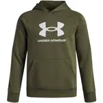 Under Armour RIVAL FLEECE BL HOODIE Chlapčenská mikina, khaki, veľkosť L