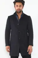 Pánský kabát Dewberry, tmavě modrý