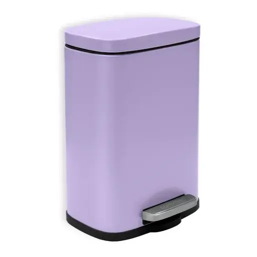 Spirella Spirella pedálový odpadkový kôš akira matná fialová oceľ 5 l 10.22615