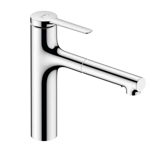 Hansgrohe - Dřezová baterie 160, s výsuvnou sprškou, sBox lite, chrom 74804000ROZ1