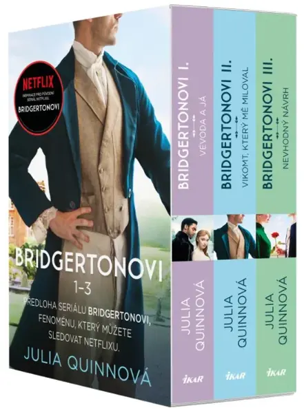 Bridgertonovi (1–3) - komplet (poškozená) - Julia Quinnová