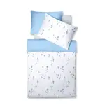 Fleuresse POVLEČENÍ, makosatén, bílá, pastelově modrá, šalvějově zelená, 140/200 cm