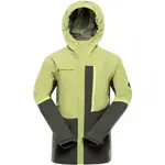 ALPINE PRO ZARRO 3 Dětská bunda s membránou, zelená, velikost 140-146