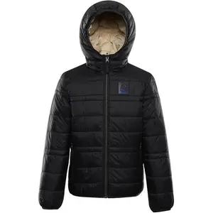ALPINE PRO DOUWO Dětská zimní bunda, černá, velikost 128-134