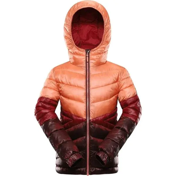 ALPINE PRO ROGO Dětská zimní bunda, oranžová, velikost 164-170