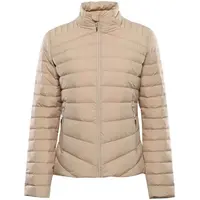 ALPINE PRO RETERA Dámská péřová bunda, béžová, velikost