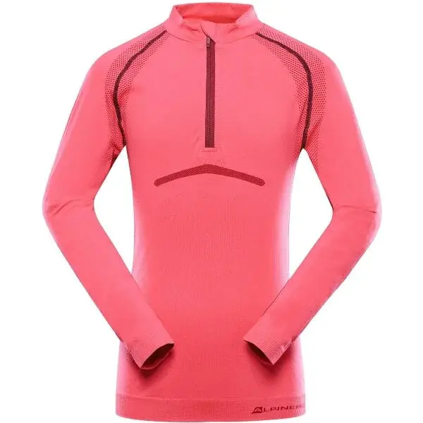 ALPINE PRO SEAMO Detské funkčné spodné tričko, ružová, veľkosť