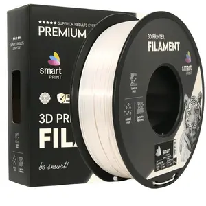 Smart Print FG-S184-E1, 3D filament, PLA Silk, 1,75mm, 1000g, Bílý (Glamour)