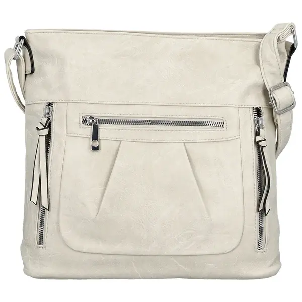 Dámska crossbody kabelka krémová - Firenze Angelis