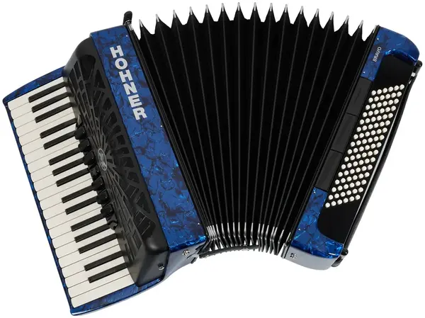 Hohner Bravo III 96 dark blue Silent Key