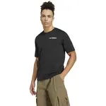 adidas MT TEE Pánske outdoorové tričko, čierna, veľkosť