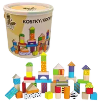 BABU - Kostky 50 ks v kbelíku