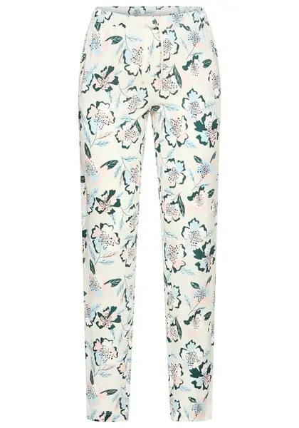 s.Oliver Pyžamové nohavice  svetlomodrá / tmavozelená / pastelovo oranžová / biela