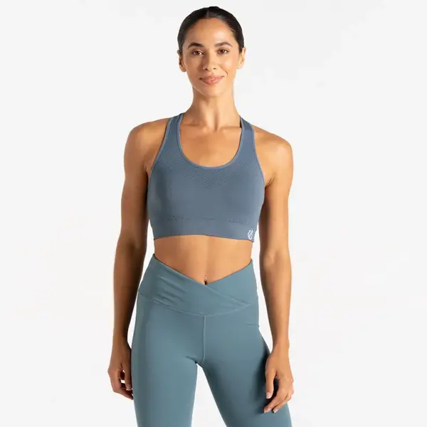 Dámská sportovní podprsenka dare2b dont sweat ii modrošedá xs
