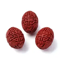 Cinnabar Beads