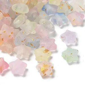 Gradient Color Transparent Acrylic Beads