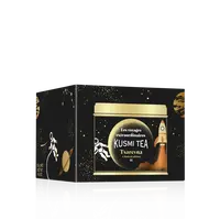 KUSMI TEA Sypaný černý vánoční čaj Tsarevna Bio, kovová dóza, 120 g