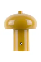 Bezdrátová stolní LED lampa Leitmotiv Retro Seta 12,5 x 15 cm žlutá barva