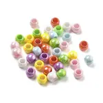 UV Plating Rainbow Iridescent Acrylic Beads