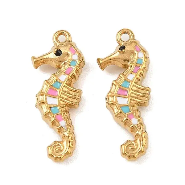 304 Stainless Steel Enamel Pendants