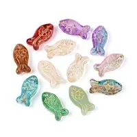 Baking Paint Transparent Glass Beads