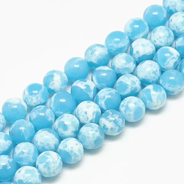 Synthetic Imperial Jasper Beads Strands