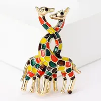 Giraffe Enamel Pins