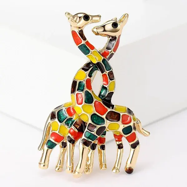 Giraffe Enamel Pins