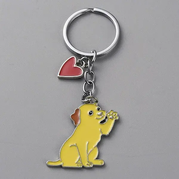 Animal Theme Alloy Keychain