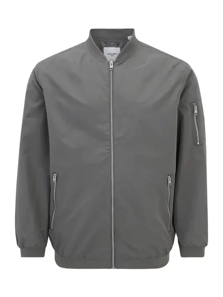 Jack & Jones Plus Prechodná bunda 'JJERush'  sivá
