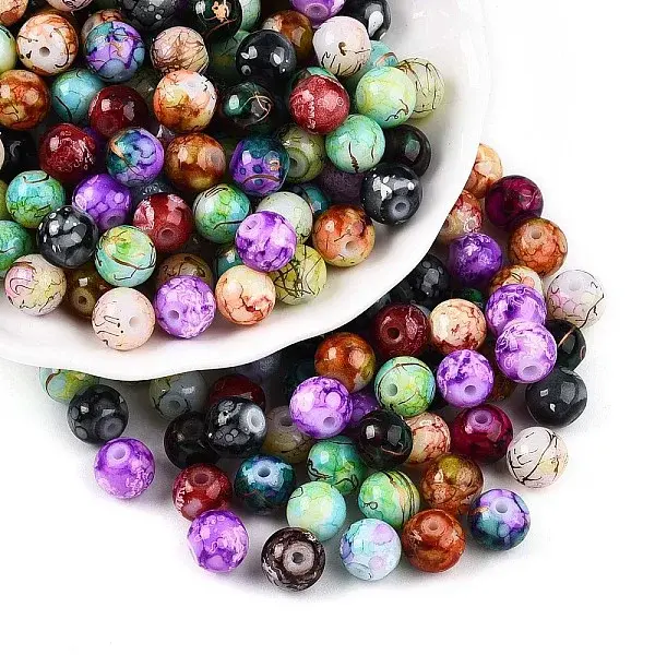 Baking Painted Glass Beads