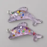 Transparent Resin Pendants