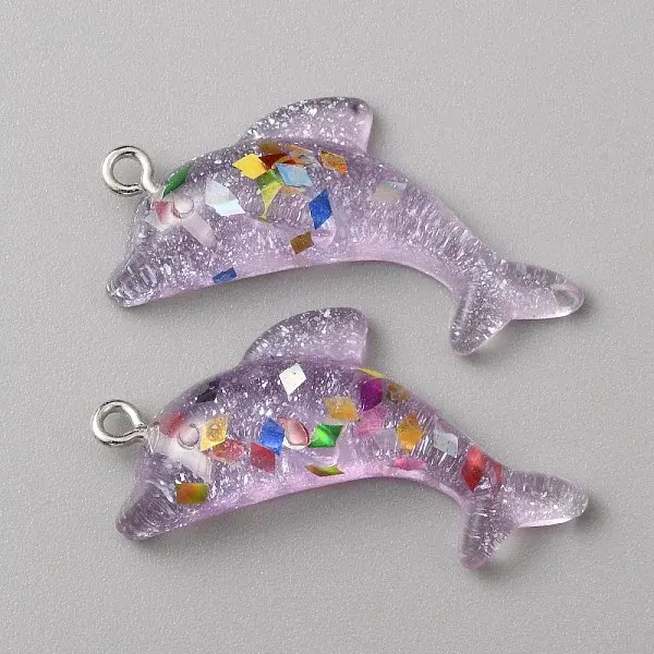 Transparent Resin Pendants