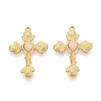 304 Stainless Steel and Resin Pendants