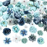 60Pcs Cloth Flower