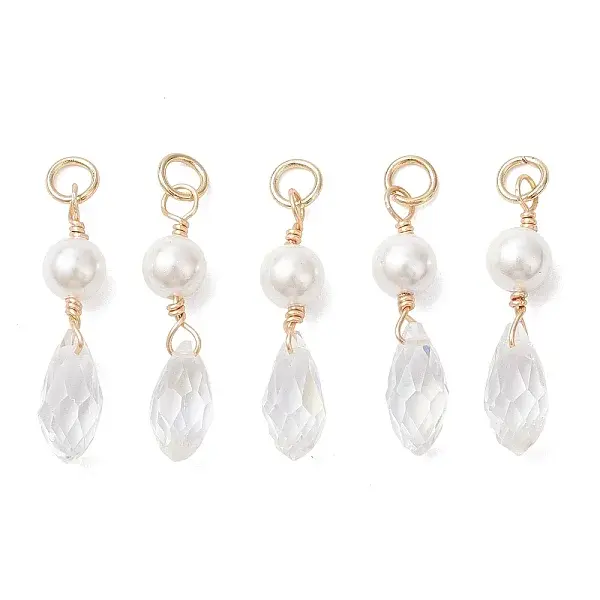 Shell Pearl & Glass Pendants