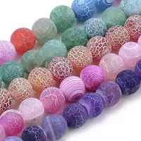 Natural Weathered Agate Beads Strands