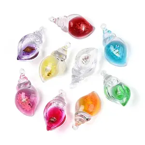 Luminous Transparent Resin & Shell Pendants