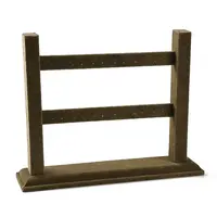 2-Tier Wood Covered with Velvet Earring Display Stands