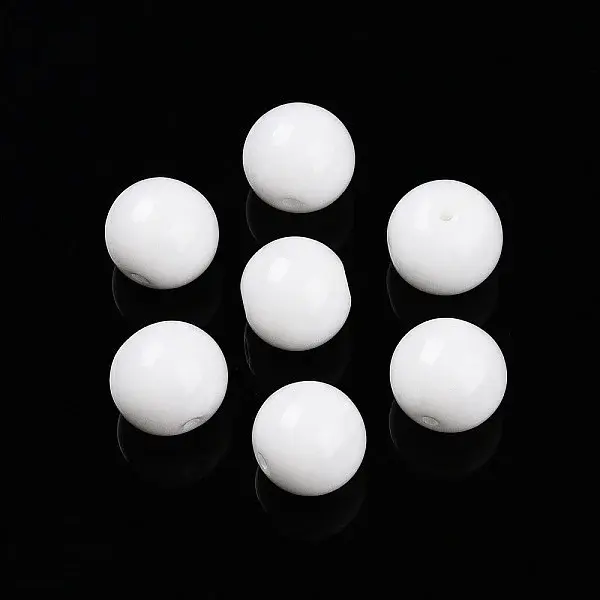 Opaque Solid Color Glass Beads