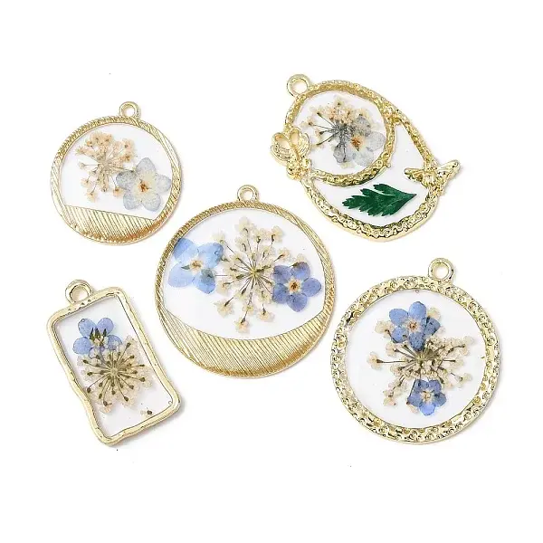 Transparent Resin Pendants