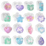 16Pcs DIY Pendant Silicone Molds